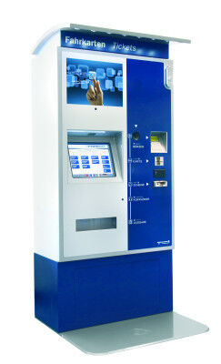 Fahrkartenautomat: In einem Modell von Scheidt&Bachmann befindet sich ein Touchdisplay für die Interaktion mit dem Benutzer. (Zytronic)