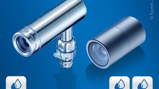 Das IP65/67- und IP69K-Gehäusezubehör ist speziell für den Einsatz im Lebensmittel-, Getränke- und Pharmabereich entwickelt. (Baumer)