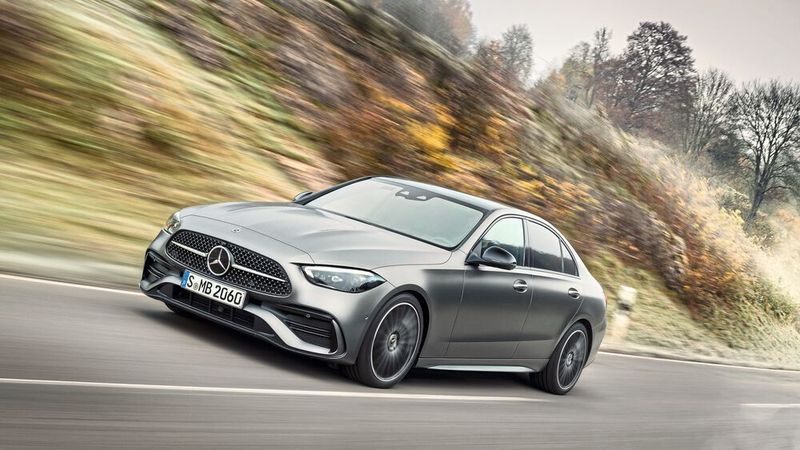 Platz 1 in der Mittelklasse im Januar 2022: Mercedes-Benz C-Klasse, 3.346 Neuzulassungen (Mercedes-Benz)