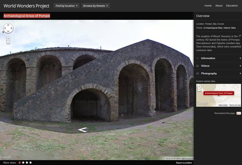 Archaeological Areas of Pompeji (Quelle: Google)