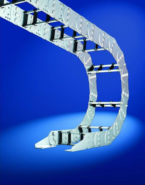 Immer die passende Lösung: Breitenvariable Stahlkette mit verschraubten Stegen. (Archiv: Vogel Business Media)