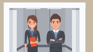 In der Geschäftswelt gelten bestimmte Regeln, wenn man gemeinsam den Fahrstuhl nutzt. (© irinastrel123 - stock.adobe.com)