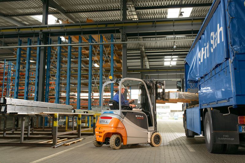 Still setzt auf eine In-House Lösung bei der Batterie- und Ladetechnik, auch für Gegenwichtsstapler wie den RX 20. (Bild: Still)