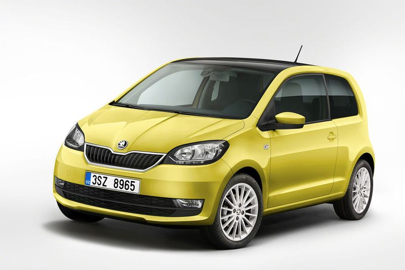 Skoda stellt den Citigo im März 2017 auf dem Genfer Autosalon in überarbeiteter Form vor. (Skoda)
