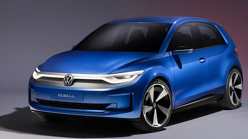 VW gibt für den kommenden ID.2 eine Leistung von bis zu 166 kW/225 PS sowie eine Reichweite von 450 Kilometern an. (Bild: www.ingobarenschee.com)