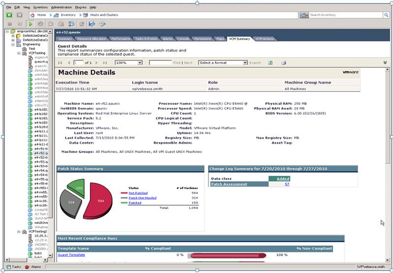 Mehrere integrierte Anzeigen helfen bei der Überwachung der virtuellen Systeme und liefern auf einen Blick Informationen zur Auslastung. Bild: Baumeister (Archiv: Vogel Business Media)