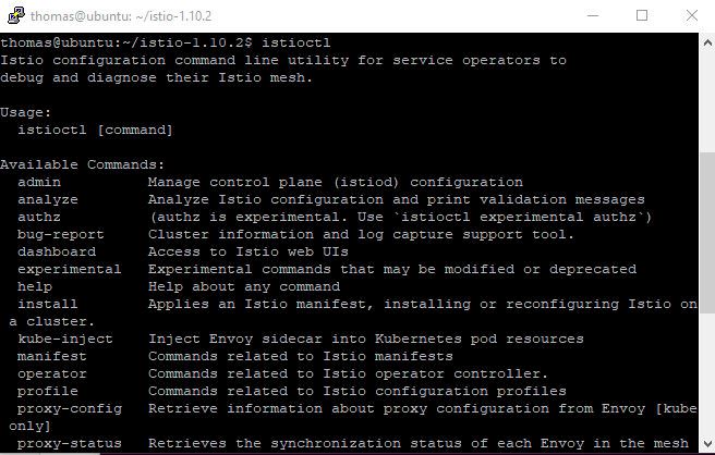 Istio lässt sich mit Istioctl im Linux-Terminal konfigurieren. 