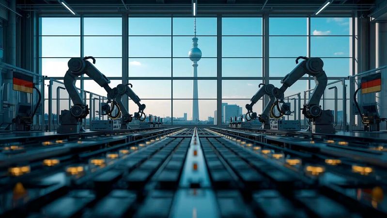 Während Security-Token oft aus Asien oder der USA kommen, setzt Swissbit bereits seit 2001 auf eine deutsche Fertigung in Berlin.(Bild:  Canva / KI-generiert)