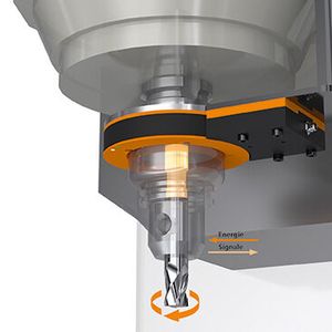 Mit dem neuen Konzept Tool Monitoring integriert SMW eine kontaktlos steuerbare Sensorik zur Überwachung unterschiedlicher Werkzeugdaten in rotierenden Einheiten. (Bild:  SMW Autoblok)
