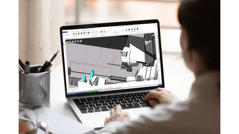 Die Funktion „Selective Simulation“ in NCSimul ermöglicht die schnelle Erstellung von Restmaterial-Vorschauen zur frühzeitigen Überprüfung von Bearbeitungsprozessen.(Bild:  Hexagon Manufacturing Intelligence)