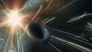 Pulver-Auftragschweißen in einer mehrachsigen Maschine ermöglicht den additiven Aufbau entlang beinahe beliebiger Achsen und somit eine schnellere und flexiblere Teileherstellung. (Bild: Siemens PLM Software)