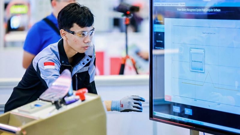 Eka Anwar Fauzi aus Indonesien, (Bild: Mit freundlicher Genehmigung von WorldSkills International.)
