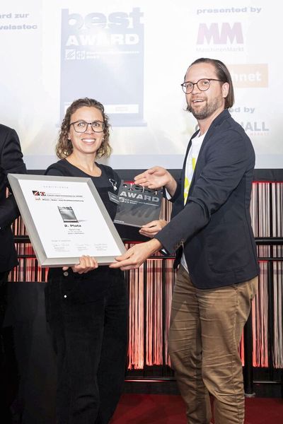 Impressionen der Verleihung des „best Award“ 2025 am ersten Messetag. (Bild: Jürgen Biniasch)