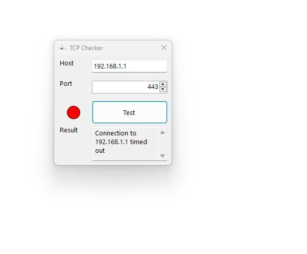 TCP Checker testet Verbindungen im Netzwerk auf Fehler. (Bild: Joos - HazteK Software)