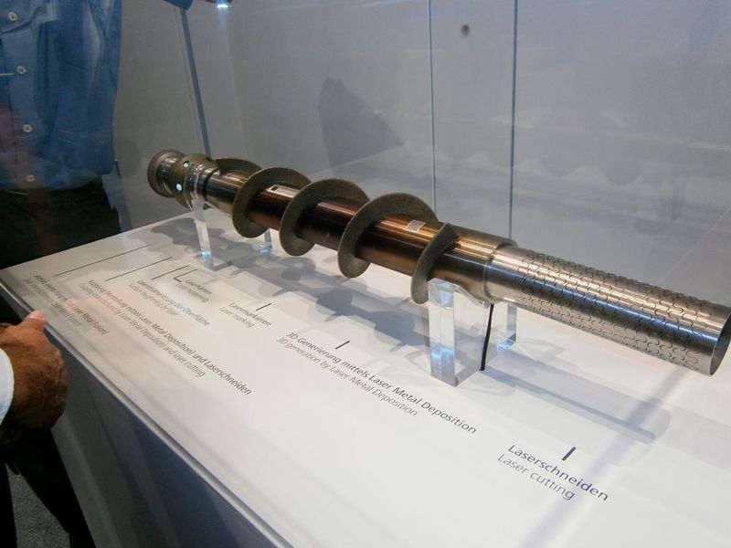 Trumpf präsentierte auf der ersten formnext das wieder erwachte und optimierte Know-how in Sachen additiver Fertigung via Laserstrahlsystemen. (Bild: Königsreuther)