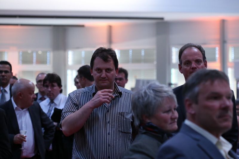 Zum 60. Jubiläum der Josef Binkert AG lud der Werkzeugmaschinen-Spezialist Unternehmer aus der ganzen Schweiz nach Wallisellen. (Matthias Böhm)