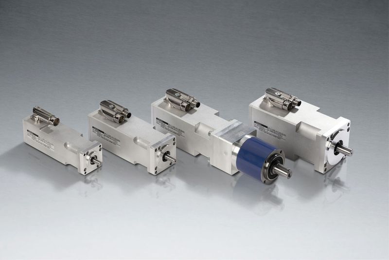 The four synchronous drives of the Engel Elektroantriebe HBI Series are high-performance, three-phase systems with integrated control electronics for 24/48 VDC, and thus an ideal low voltage solution for decentralised single and multi-axis applications for conveying, transporting and positioning. (Engel)