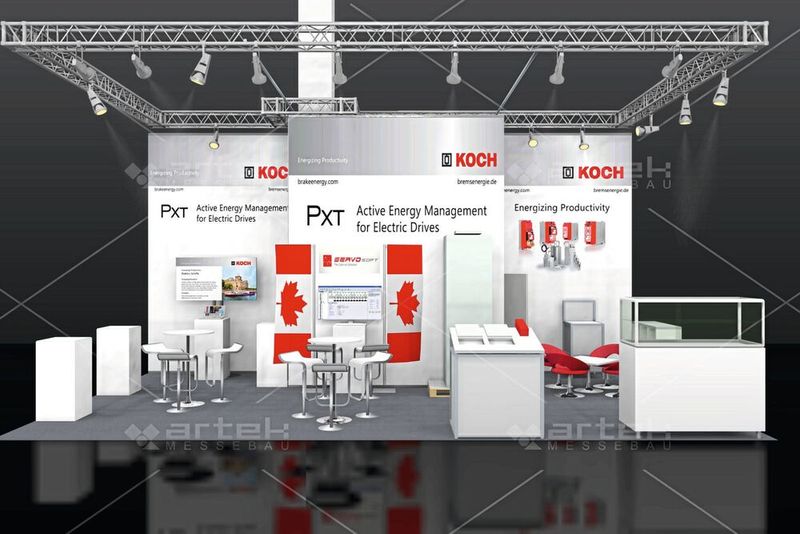 Partnerland Kanada ist bei der Hannover Messe 2025 auf dem Stand der Michael Koch GmbH an zentraler Position vertreten: Controleng präsentiert die neuste Version seines Simulationstools Servosoft. Hannover Messe 2025: Halle 6 Stand G39 (Bild: Michael Koch)