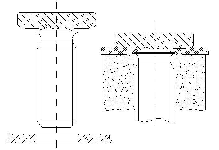 Die extra flachen und verbundenen Stege drücken das Blechmaterial - unterstützt durch den Ring der Einpressmatrize - in die Sicherungsrille.  (Bild: Arnold Umformtechnik)