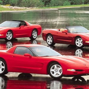 Corvette-Modellpalette von 1999 (Foto: Chevrolet)