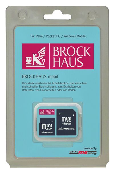 Auf der kleinen Flash-Speicherkarte von Extrememory finden fast 15 Brockhaus-Bände Platz. (Archiv: Vogel Business Media)