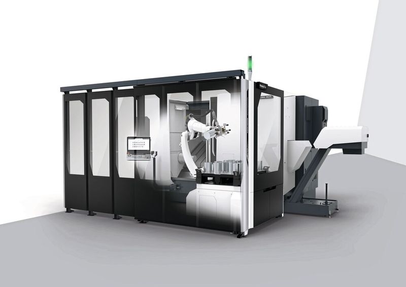 Der Robo2go der dritten Generation erweitert das Automationsportfolio von DMG Mori. Die Automatisierungslösung eröffnet Fertigungsbetrieben mit variantenreichen Aufträgen den Zugang zu flexiblen, skalierbaren Konzepten, die bei Bedarf unkompliziert nachgerüstet werden können. (Bild: DMG Mori)