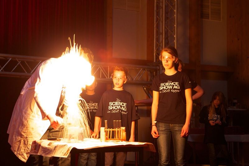 Fotoimpression vom Science on Stage Festival in Polen und Deutschland. (Bild: Gesamtmetall)