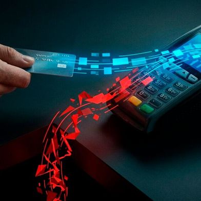Kartenbetrug fällt Opfern meist erst bei der Abbuchung auf. Banken und Händler müssen ihn früher erkennen, an Mustern zwischen Geräten, Konten und Zahlungen. (Bild: Gemini / KI-generiert)