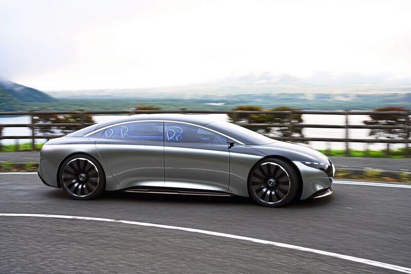 S-Klasse und EQ S werden sich nicht nur bei der Technik unterscheiden, sondern vor allem bei der Form. (Daimler)