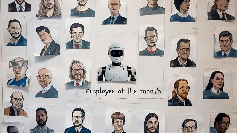 Künstliche Intelligenz ist im Arbeitsalltag deutscher Unternehmen angekommen – 88 Prozent der Wissensarbeiter nutzen laut der Wrike-Studie regelmäßig KI-Tools.(Bild:  Canva / KI-generiert)