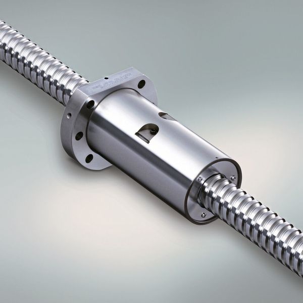 Nut cooling removes the heat precisely at the point where it is generated, maintaining maximum precision at high speeds. (NSK)