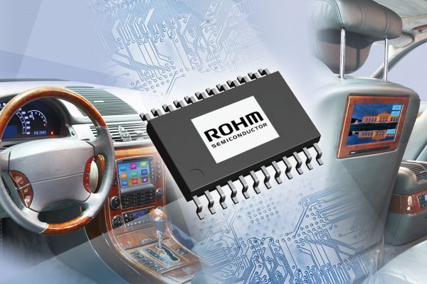 2 A Dauerausgangsstrom: Die Serie der AEC-Q100-qualifizierten synchronen Abwärtswandler BD9901x enthält integrierte MOSFETs mit niedrigem Einschaltwiderstand. (Bild: ROHM)