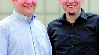 Die beiden Geschäftsführer Dominik Weibel und Marco Wüst. (Bild: EMDE)