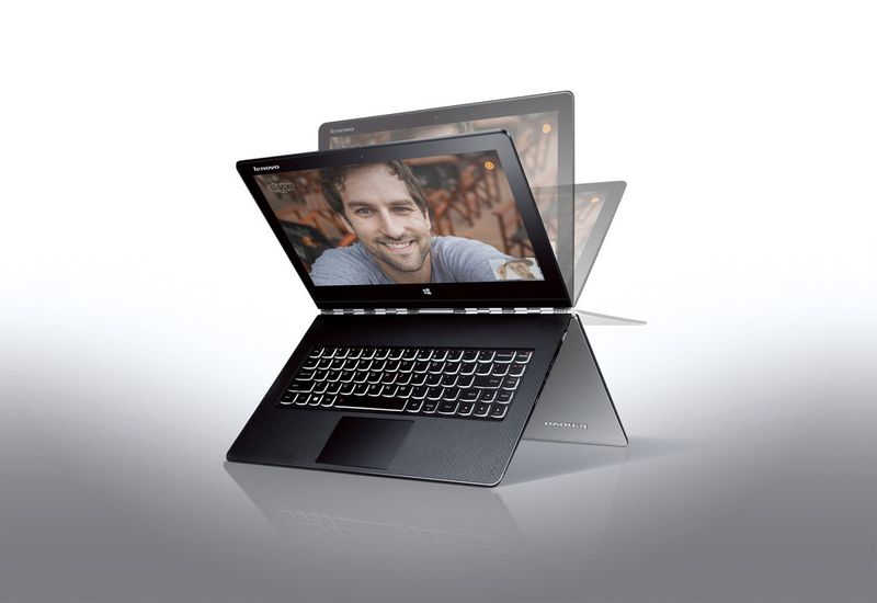 Das neue Flaggschiff der Yoga-Baureihe ist das Yoga 3 Pro. Im Inneren des 12,8 Millimeter dünnen Convertibles mit 13,3-Zoll-Display arbeitet als Prozessor der brandneue Intel Core M. (Bild: Lenovo)