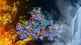 Ein neuer Superkleber hält bei Temperaturen von etwa +/- 200 °C. (Bild: Wiley-VCH, Angewandte Chemie, DOI: 10.1002/ange.202207425)
