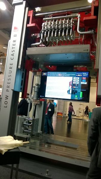 Der österreichische Maschinenhersteller Fill präsentiert auf der Euroguss 2016 eine neue Niederdruck-Gießmaschine. (Bild: D.Quitter/konstruktionspraxis)