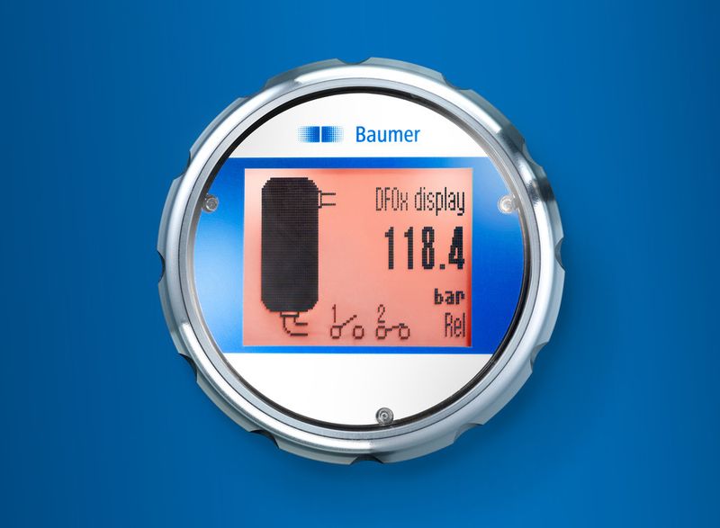 Practical traffic light principle in Baumer CombiView: The background color 