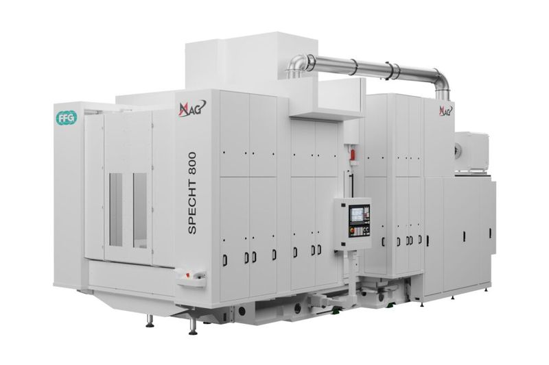 Das hochpräzise und schnelle MAG SPECHT 800 Horizontal-Bearbeitungszentrum verkürzt die Produktionszeiten und nutzt Gebäudeflächen durch geringe Abmessungen optimal aus. (Bild: FFG)