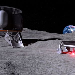 The scientists' vision: Testing the Moonrise technology on the moon.(Image: LZH)