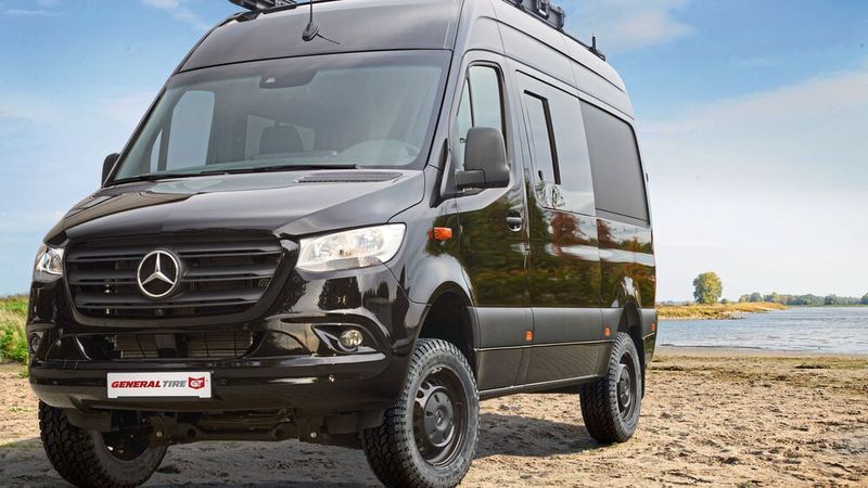 Der passende Reifen zum Vanlife: General Tire Grabber AT3. (Bild:  Continental)