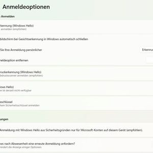 Windows Hello for Business nutzt die Windows Hello-Funktionen auf den kompatiblen Arbeitsstationen.(Bild:  Joos)