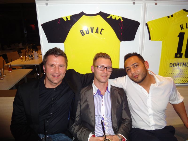 v.l. Die wahren Tänzer am Abend waren Thorsten Flügel, Dimitri Schwetschenko und Oktay Güneser, Tarox (Archiv: Vogel Business Media)