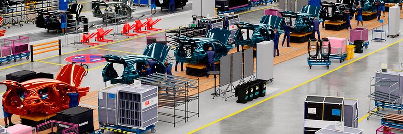 Dem digitalen Zwilling einer BMW-Fabrik „unter die Haube“ geschaut: Dank Nvidias IoT-Plattform Omniverse werden die Sensordaten zahlloser IoT-Endpunkte in der smarten Fabrik in Echtzeit erfasst und in einem Computersystem abgebildet. Dem digitalen Zwilling einer BMW-Fabrik „unter die Haube“ geschaut: Dank Nvidias IoT-Plattform Omniverse werden die Sensordaten zahlloser IoT-Endpunkte in der smarten Fabrik in Echtzeit erfasst und in einem Computersystem abgebildet.