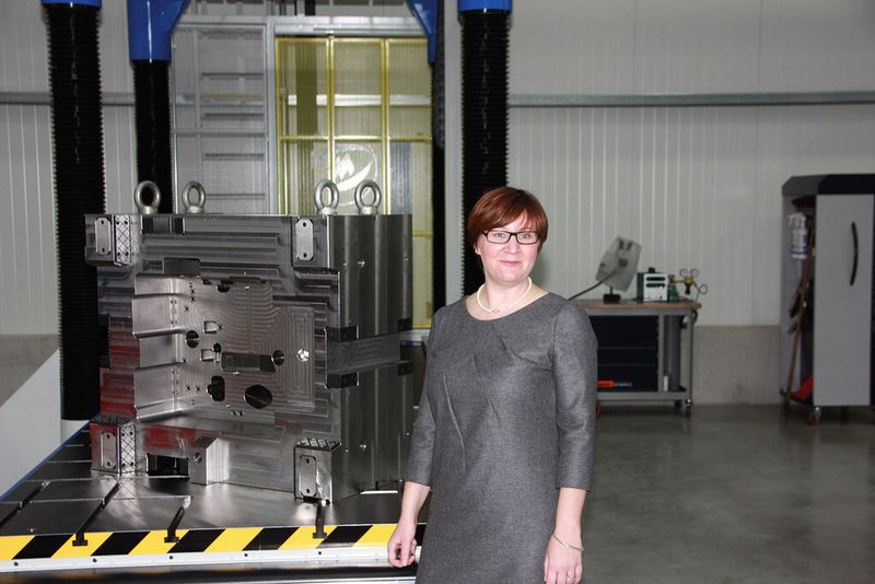 Sabine Kellermann, one of the few women in Europe in charge of a mould shop. She has been leading her family’s Bavarian tool house for nearly a decade. (Source: Culp)