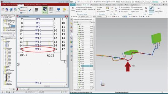 ECAD-MCAD-Integration: dank ihr können Maschinenbau- und Elektroingenieure zwischen Anwendungen wechseln und wertvolle Kontextinformationen aus jedem Bereich bereitstellen.(Bild:  Mentor Graphics)