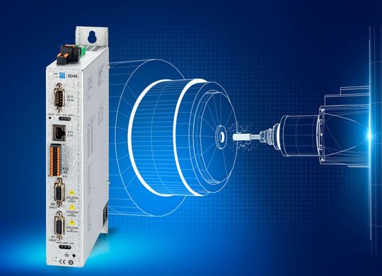 Ihre hohe Effizienz und das breite Leistungsspektrum prädestinieren die SD4S-Serie für den Einsatz in Werkzeugmaschinen, Dentalfräsmaschinen sowie in Anlagen zur Feinstbearbeitung. Auch Wafer-Dicing-Maschinen in der Halbleiterfertigung, Turbokompressoren oder hochdynamische Servo-Anwendungen zählen zu den bevorzugten Einsatzbereichen.(Bild:  Sieb & Meyer)