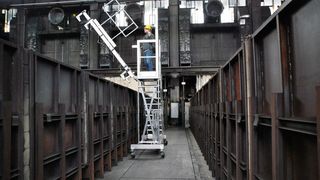 In der mobilen Version lassen sich Laufsteganlagen der Günzburger Steigtechnik besonders flexibel einsetzen. (Günzburger Steigtechnik)