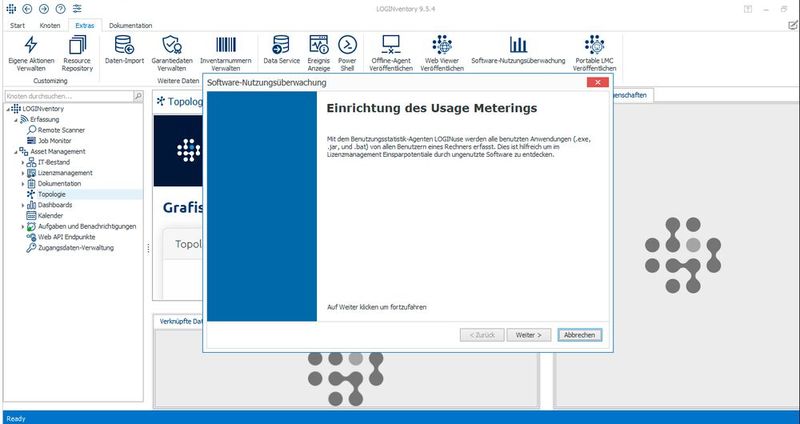 LogInventory ermöglicht auch das Messen der Softwarenutzung im Unternehmen. (Bild: Joos - LogInventory)