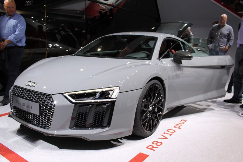 Amazing display of innovations: Audi had 33 cars on display including the Audi Q7 e-tron quattro, SQ 5 TDI plus, R8 plus, R8, S8 plus and many more! (Source: Schulz)