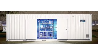 Zehn Containeranlagen gibt es bereits, bis 2025 soll diese Zahl auf 100 anwachsen. (Ineratec)